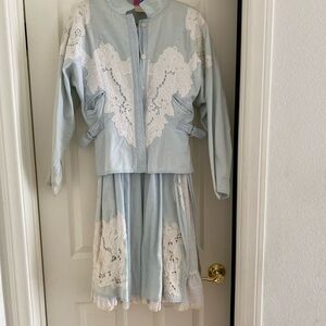 “Gorgeous” 2pc top and skirt by Trash Clothing. Size 6.